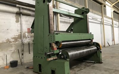 Rewinder T Sola table width 2.600 mm and Shaftless unwinder