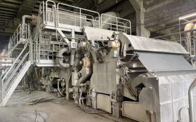 Crescent former tissue machine width 2.850 mm