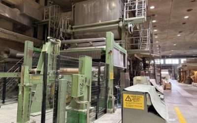 SUCTION BREAST ROLL PAPER MACHINE width 3.400 mm