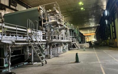 Paper machine width on pope reel 5.690 mm