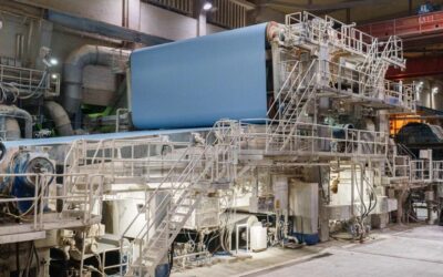 Complete Paper machine width on pope reel 7.360 mm