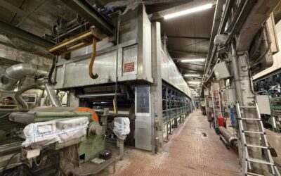 FLUTING PAPER MACHINE wisth at pope reel 2.240 mm