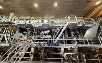 Complete VOITH Wet Part and Press Section 1.100 m/min